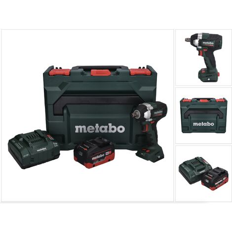 Metabo SSW 18 LT 300 BL Akku Schlagschrauber 18 V 300 Nm Brushless + 1x Akku 8,0 Ah + Ladegerät + metaBOX