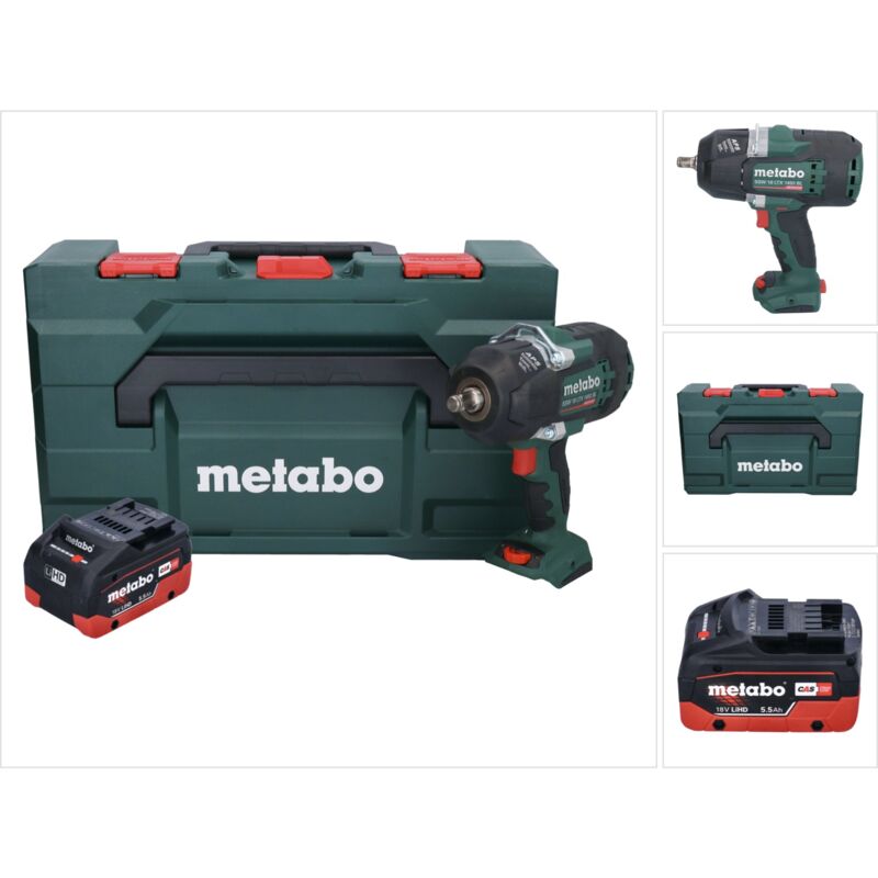 Image of Metabo - ssw 18 ltx 1450 bl 18 v 1450 Nm Avvitatore a impulsi senza spazzole + 1x batteria 5,5 Ah + x - senza caricatore