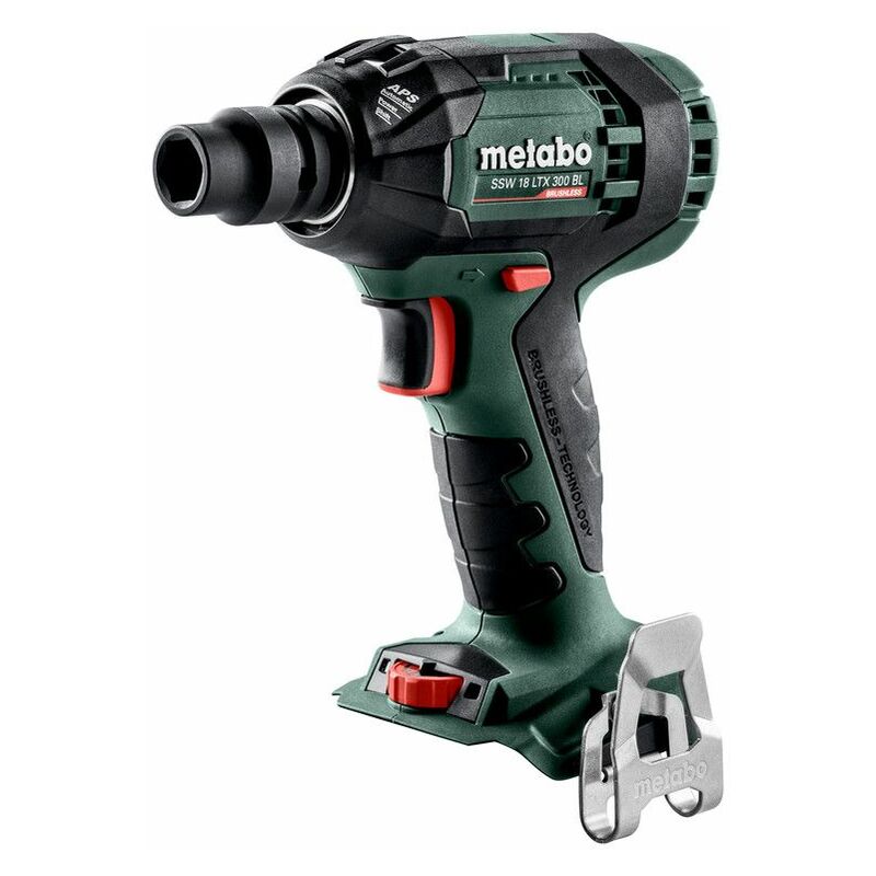 

Metabo SSW 18 LTX 300 BL 18V Litio-Ion Batería Llave de impacto cuerpo - 300Nm - 1/2' - sin escobillas