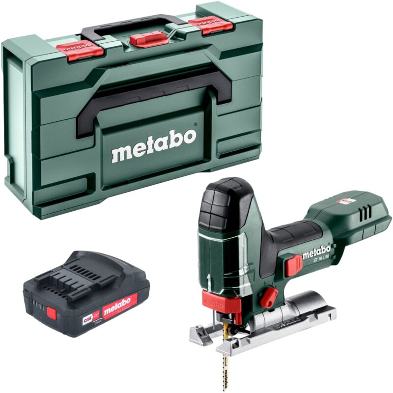 St 18 l 90 Scie sauteuse sans fil 18 v 90 mm + 1x batterie 2,0 Ah + x - sans chargeur - Metabo