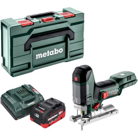 Metabo ST 18 LT 130 BL Akku Stichsäge 18 V 130 mm Brushless + 1x LiHD Akku 5,5 Ah + Ladegerät + Metabox
