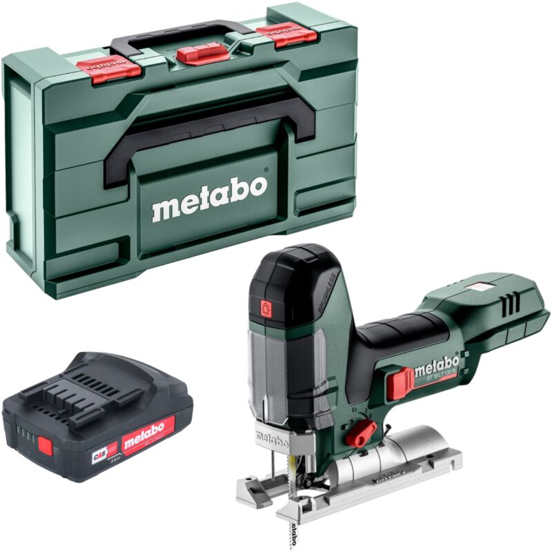 Metabo - st 18 lt 130 bl Scie sauteuse sans fil 18 v 130 mm Brushless + 1x batterie 2,0 Ah + x - sans chargeur