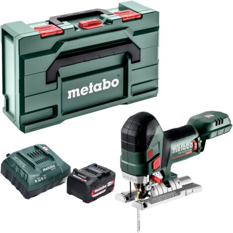 Metabo STA 18 LTX 150 BL Scie sauteuse sans fil 18 V 150 mm Brushless + 1x batterie 4,0 Ah + chargeur + Metabox