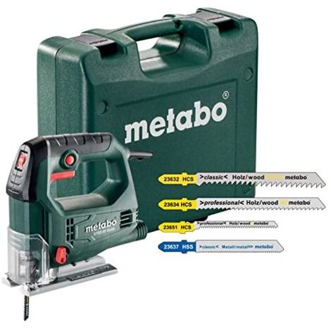 Metabo STEB 65 Quick point sägeinklusivive 20-piece - Assortiment de lames de scie sauteuse, 1 pièce, vert/gris/noir/rouge, 690920000