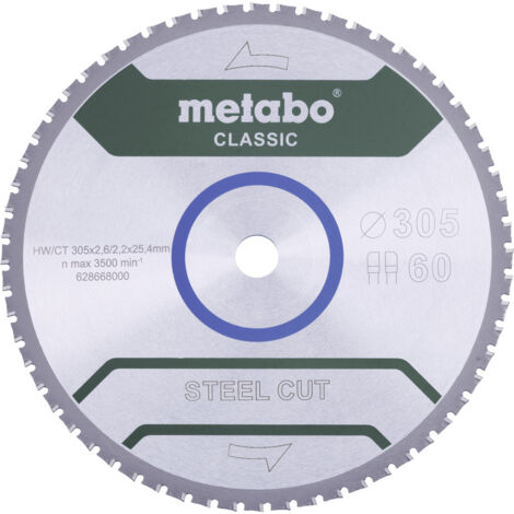 Metabo STEEL CUT CLASSIC 628651000 Kreissägeblatt 165 x 20 x 1.2 mm Zähneanzahl: 40 1 St.