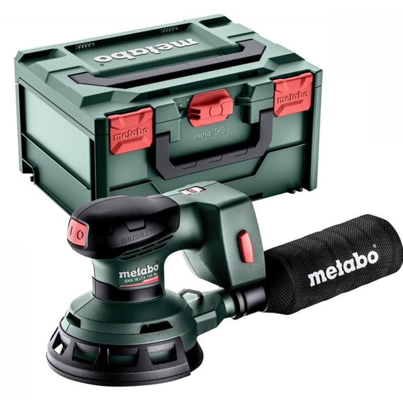 Metabo SXA 18 LTX 125 BL Brushless Orbital Sander in 215 metaBOX 18V Bare Unit