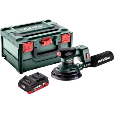 Metabo SXA 18 LTX 150 BL Akku Exzenterschleifer 18 V 150 mm Brushless + 1x LiHD Akku 4,0 Ah + metaBOX - ohne Ladegerät