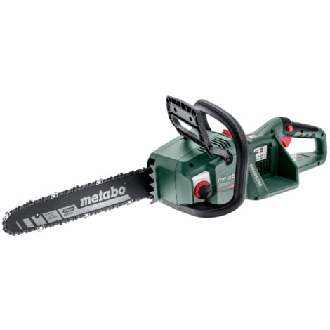 Metabo Tronçonneuse à chaîne sans fil MS 36-18 LTX BL 40 sans batterie ni chargeur, dans son carton