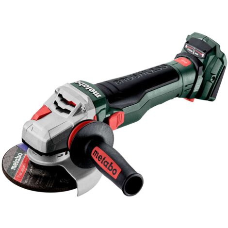 Metabo Utensili - Smerigliatrice angolare AKU 18V 125 mm, senza batteria e caricabatterie 601730840