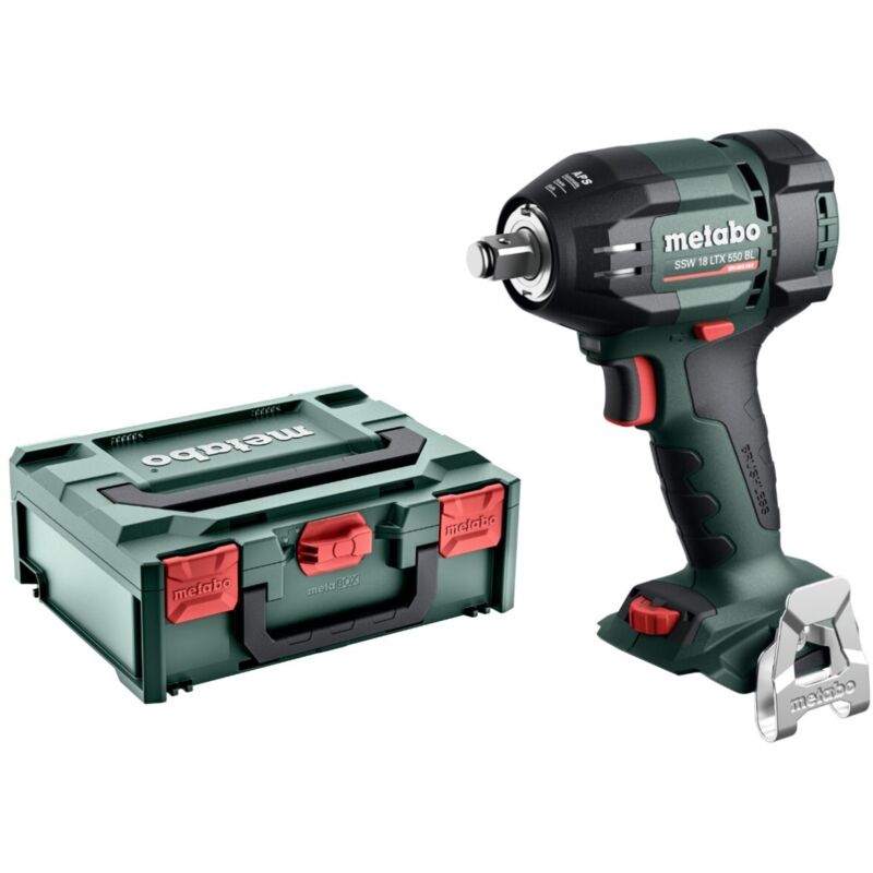 Visseuse à chocs sans fil 18V – Couple 550 Nm – Moteur Brushless – Système APS pour vissage précis – metaBOX 145 incluse LTX 550 BL