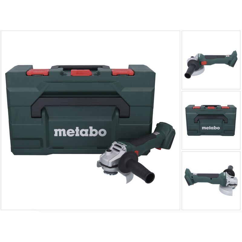 Image of Metabo - w 18 l bl 9-125 Smerigliatrice angolare a batteria 18 v 125 mm brushless + x (602374840) - senza batteria, senza caricabatterie