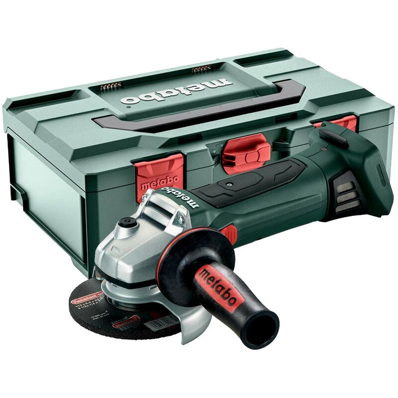 W18LTX125 18v 5in Angle Grinder Bare Unit and meta-BOX - Metabo