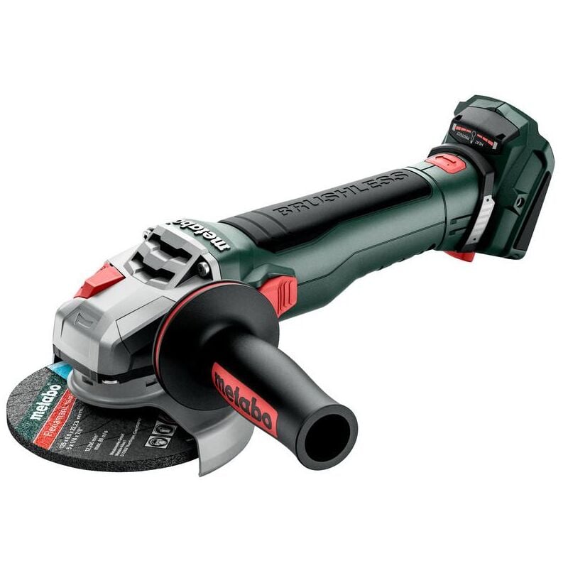 Image of Wb 18 lt bl 11-125 Quick 5 Brushless Angle Grinder Body Only With x - Metabo