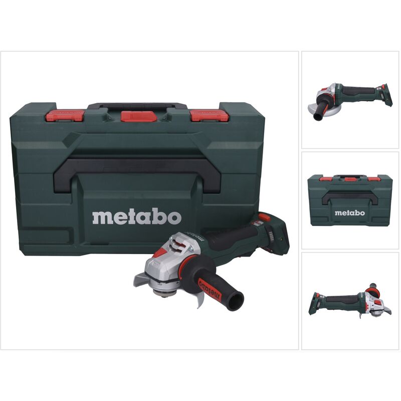 Image of Metabo - wpba 18 ltx bl 15-125 Quick ds 18 v 125 mm smerigliatrice angolare a batteria senza spazzole + x (601734840) - senza batteria, senza