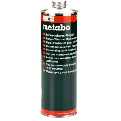 Metabo Zubehör - Heckenscheren-Pflegeöl, 1 l 630474000