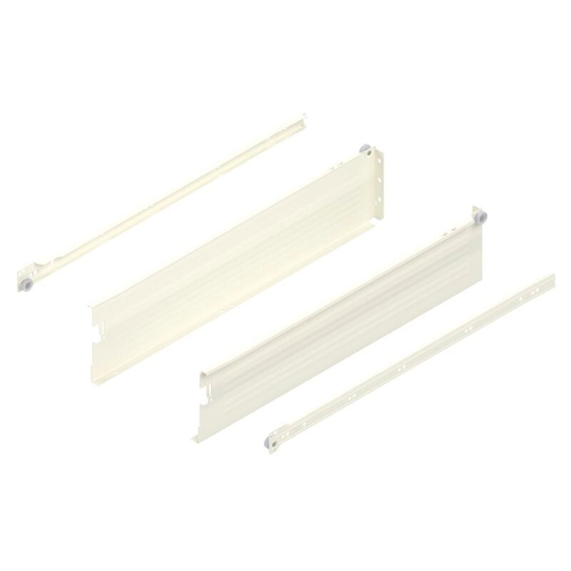 Metabox k Zarge 320 Schraubversion, Teilauszug, nl 550, cremeweiß - Blum