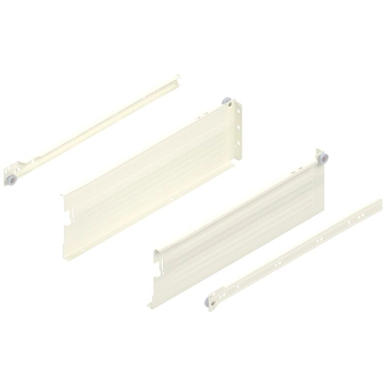 Metabox k Zarge 320 Schraubversion, Teilauszug, nl 400, cremeweiß - Blum