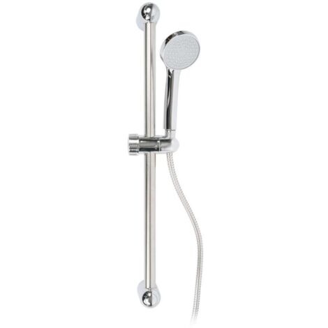 Metaform Doccia Venus Take Care - Design Moderno, Finitura Cromata - Anticalcare e Risparmio Acqua - Diametro 8,5 cm, Altezza 65 cm