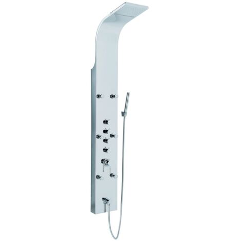 Metaform mod Niagara parete colonna doccia idromassaggio acciaio inox