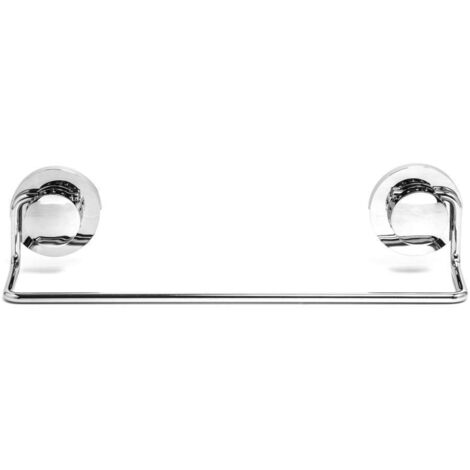 Metaform - Porta asciugamani 35 cm da parete Cromo in Acciaio cromato Mod. New chrome 2.0