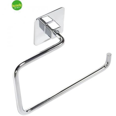 Metaform Porta Asciugamani ad Anello Cold Wind Cromo per bagno