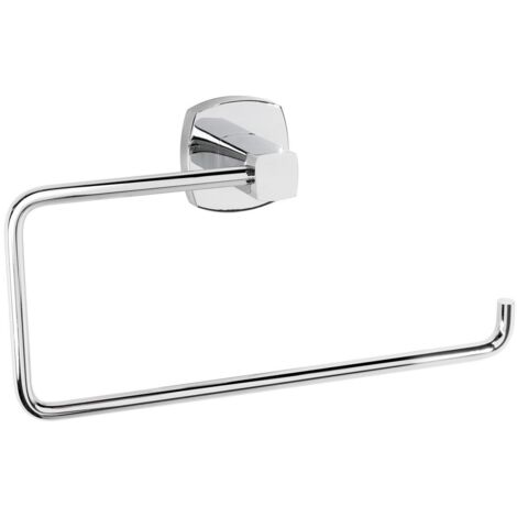 Metaform - Porta asciugamani ad anello da parete Cromo in Acciaio cromato Mod. Starter