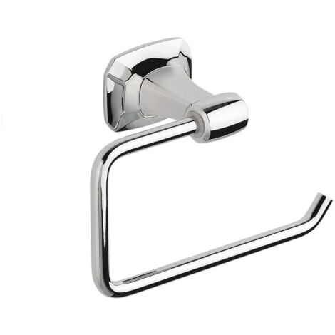 Metaform - Porta rotolo aperto da parete Cromo in Ottone cromato Mod. Aida