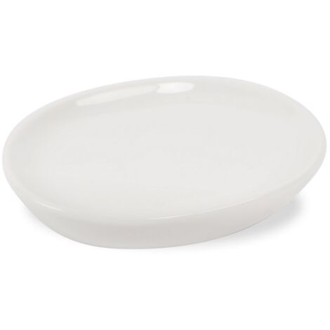 Metaform - Porta sapone da appoggio Bianco in Ceramica Mod. Sophie