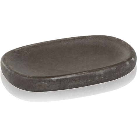 METAFORM - PORTA SAPONE DA APPOGGIO SERIE PIEDRA GRIGIO