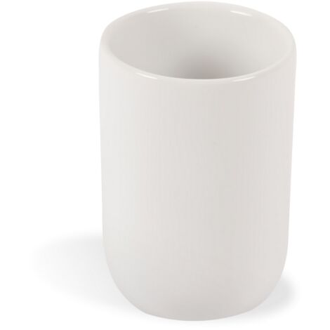 Metaform - Porta spazzolini da appoggio Bianco in Ceramica Mod. Sophie