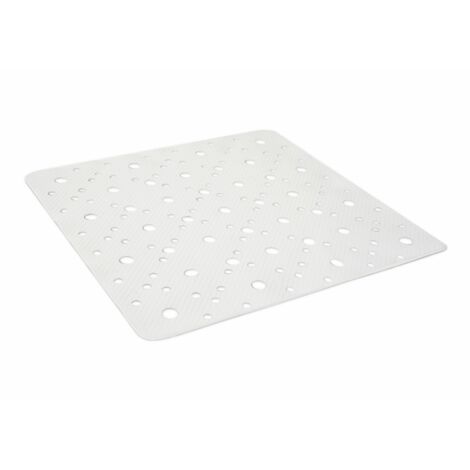 Metaform - Tappeto Antiscivolo doccia  Bianco in PVC atossico Mod. Geco