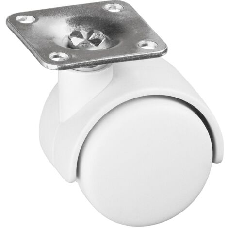 Metafranc 802150 Doppio Rullo Ø 40 mm, 38 x 38 mm, in plastica, Cuscinetto a Scorrimento