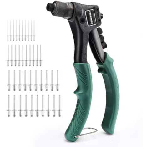 Kit Complet écrous à Riveter TECPO 249 Pièces - Pince Ergonomique, Tailles M3 à M10, Pour Bricolage Métallique Et Assemblages