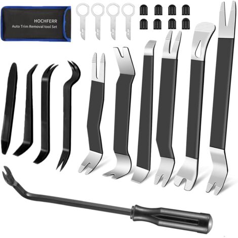 Métal 24 Pièces Outils pour Garnitures Outils Démontage Outillage Carrosserie pour Panneau Accessoires Porte Autoradio Tableau De Bord De Voiture (Part2)