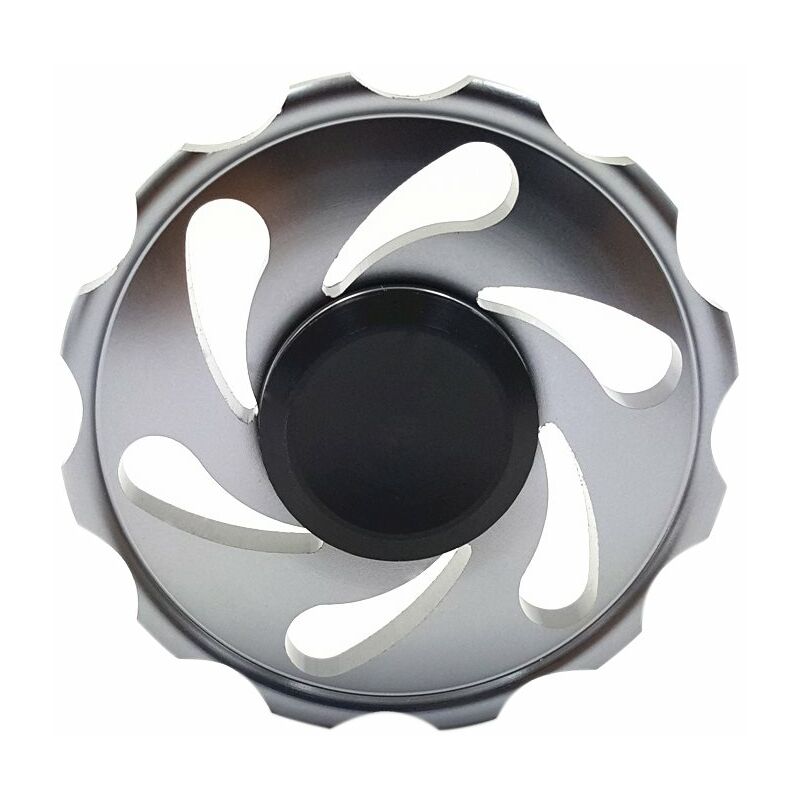 

Metal Aleacion de aluminio Redondo EDC Mano Fidget Finger Spinner Gadgets Herramienta de enfoque Escritorio Juguete Spin Widget para ADD ADHD Ninos