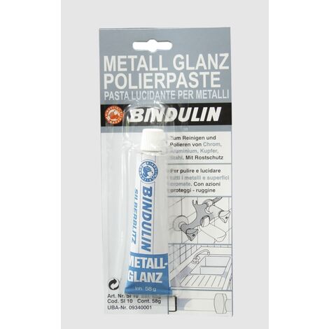 METAL BLIZ TUBETTO BLISTER PASTA LUCIDANTE FINE METALLI 58GR