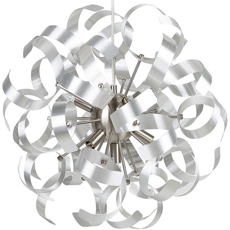 Modern Pendant Lamp Accent Ceiling Light Metal Curls Icana