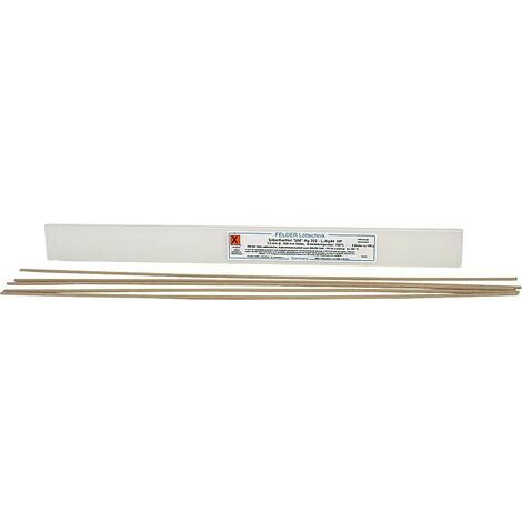Metal de brasage fort DIN EN 1044, Ag 203 (L-Ag44) paquet 5 batons de 2,0 mm