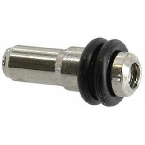 metal de la grapa del Vynex y diam gris cahoutchouc. 5 mm - 8 PC