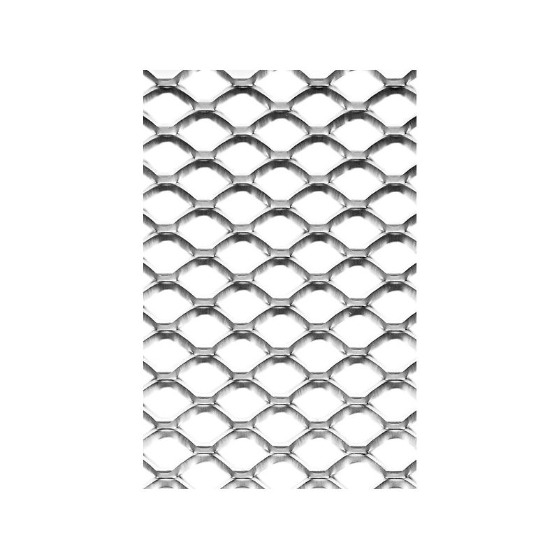 Métal déployé - modèle 480 - 1 x 1 m - épaisseur 0,8 mm - en aluminium - anodisé or Duval