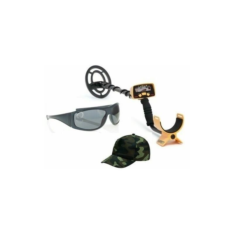 Image of Metal detector ACE150 made usa omaggio cappello mimetico occhiali sole - Garrett