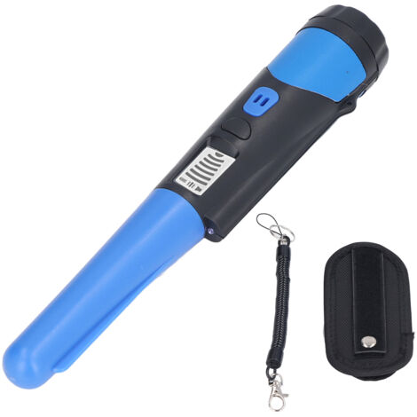 Metal Detector High Sensitivity Metal Detecting Tool with LCD Display and Flashlight Function Blue