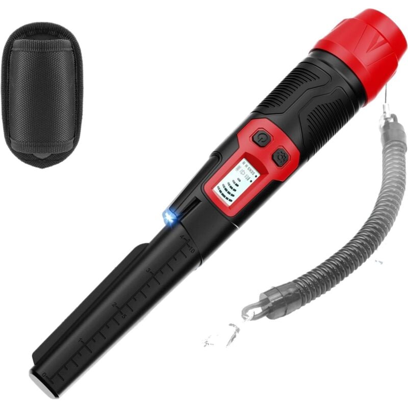 Image of Metal Detector, Metal Detector Portatile IP68 Pinpointer, Metal Detector a Induzione di Impulsi Professionale a 360° con 3 Modalità per Adulti e