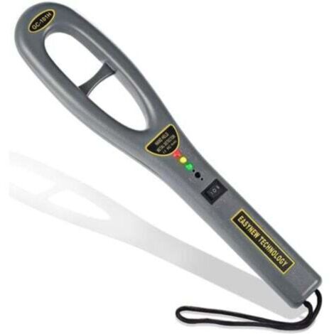 Metal detector portatile ad alta sensibilità, ideale per occasioni importanti, metropolitane e parchi.
