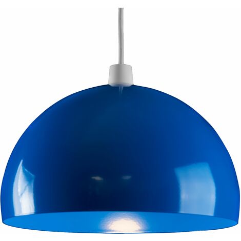 Metal Dome Ceiling Pendant Light Shade - Red