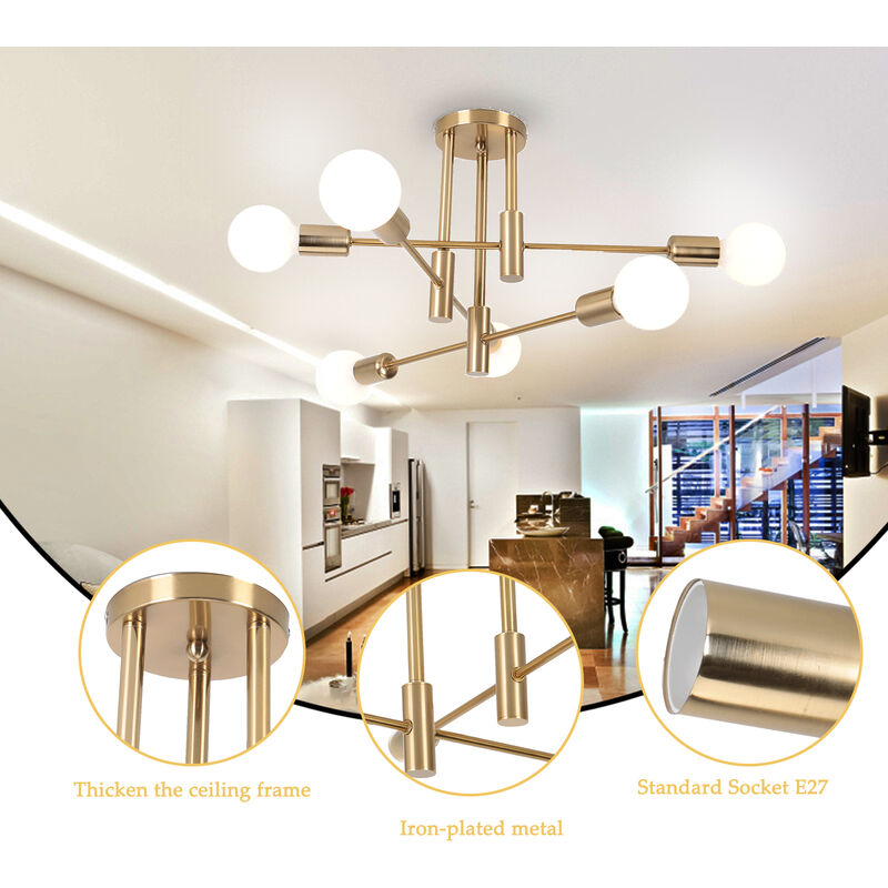 Image of Axhup - Metal E27 Ceiling Light&hellip;