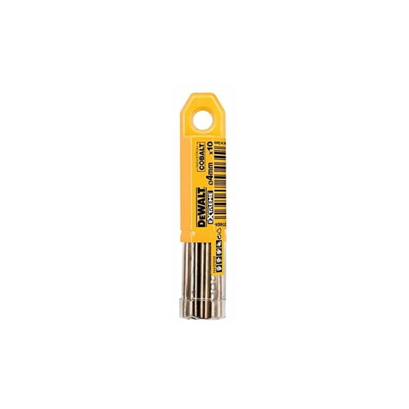 Dewalt - métal foret hélicoïdal hss-co 4 x 75 x 43 mm 10