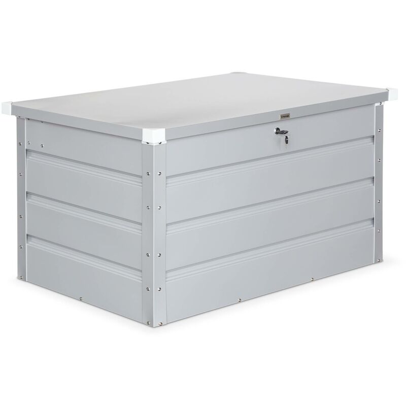 Sweeek - Metal Garden Box 600l, Dallas, Aluminium, 99x61x62 Cm