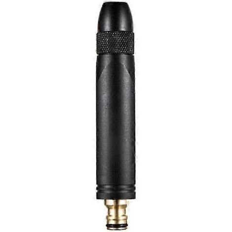 Metal Long Rod Sprinkler Nozzle, Multifunctional High Pressure Hose Nozzle Sprayer, Rust-Proof Swivel Nozzle Head with 3 Spray Patterns for Washing