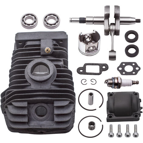Metal MS230 MS250 Motor Cilindro Pistón Set para Stihl Motosierra 1123 020 1209